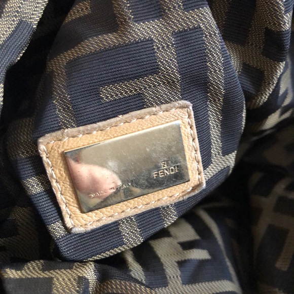 Fendi Authentic Small Spy Leather Tan Bag - Picture 7 of 8